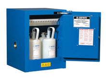 Load image into Gallery viewer, Sure-Grip® EX Countertop 4-gal.capacity Hazardous Material Cabinet w/ 1 Shelf &amp; 1 Self-Close Door - Royal Blue