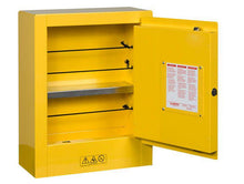 Load image into Gallery viewer, Sure-Grip® EX Mini Transportable Flammable Cabinet w/ 1 Shelf &amp; 1 Manual Close Door - Yellow