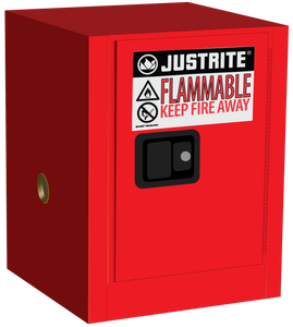 Sure-Grip® EX 4-gal.capacity Countertop Flammable Safety Cabinet w/ 1 Shelf & 1 Manual Close Door