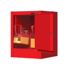 Load image into Gallery viewer, Sure-Grip® EX 4-gal.capacity Countertop Flammable Safety Cabinet w/ 1 Shelf &amp; 1 Self-Close Door - Red