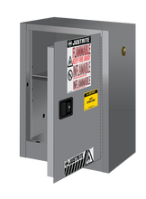 Load image into Gallery viewer, Sure-Grip® EX Compac 12-gal.capacity Flammable Cabinet w/ 1 Shelf &amp; 1 Manual Close Door - Gray