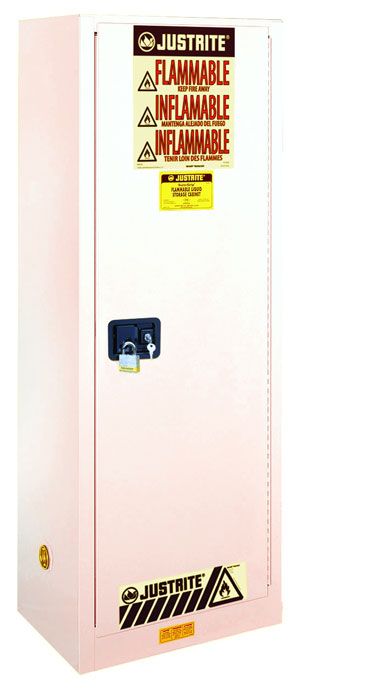 Sure-Grip® EX Slimline 22-gal.capacity Flammable Cabinet w/ 1 Door-Self Close & 3 Shelves