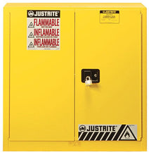 Load image into Gallery viewer, Sure-Grip® EX 40-gal. capacity Flammable storage Cabinet w/ 2 Doors-Manual Close &amp; 3 Shelves - Yellow