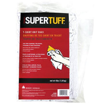 Load image into Gallery viewer, Trimaco Supertuff White T-Shirt Knit Rags #25 Box - 22lbs net