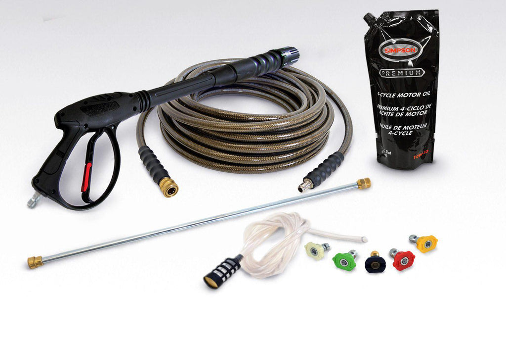 3200 PSI @ 2.8 GPM Cold Water Direct Drive Gas Pressure Washer Trailer by SIMPSON