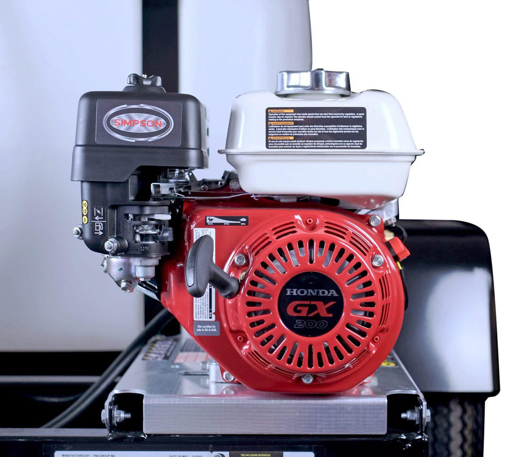 3200 PSI @ 2.8 GPM Cold Water Direct Drive Gas Pressure Washer Trailer by SIMPSON