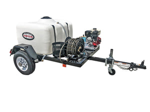 3800 PSI @ 3.5 GPM  Cold Water Direct Drive Gas Pressure Washer Trailer by SIMPSON (49-State)