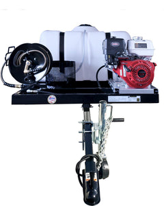 4200 PSI @ 4.0 GPM  Cold Water Direct Drive Gas Pressure Washer Trailer by SIMPSON (HONDA® GX390 engine) (49-State)