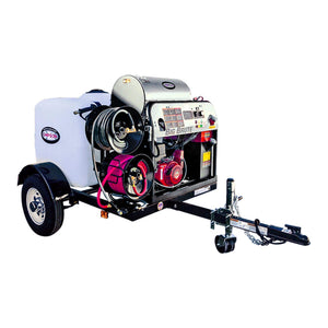 4000 PSI @ 4.0 GPM Cold Water Direct Drive Gas Pressure Washer Trailer by SIMPSON (49-State)