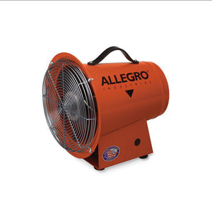 Allegro 8" Axial AC Metal Blower, 220V/50 Hz - Blower Only