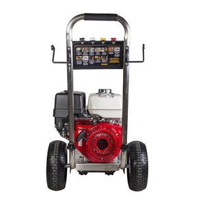 BE 389cc Honda Engine 4000 PSI @ 4.0 GPM External Unloader Pressure Washer - CAT 66DX40GG1 PUMP