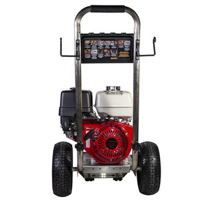 BE 389cc Honda Engine 4000 PSI @ 4.0 GPM External Unloader Pressure Washer - GENERAL EZ4040G Pump