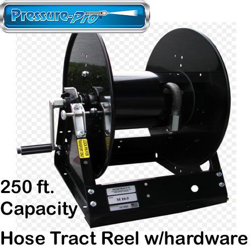 Pressure-pro AHR250-1 Hosetract Heavy Duty Hose Reel with Hardware, 250′ x 3/8″ maximum