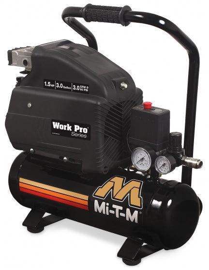 Mi-T-M Single Stage Electric Portable Air Compressor 3.0 CFM- 90 PSI - 3 gal