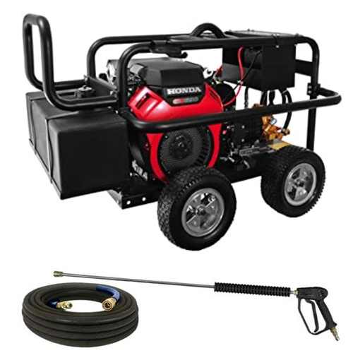 BE Industrial Series 5000 PSI @ 5.0 GPM HONDA GX690 Triplex COMET TW5050 Belt Drive Cold Gas Pressure Washer