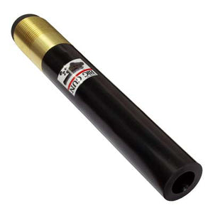 Pirate Brand Poly Jacket 1-1/4" NPSM Brass Thread 1-1/4" Entry 3/8"Bore Big Gun Long Venturi Tungsten Carbide Nozzle