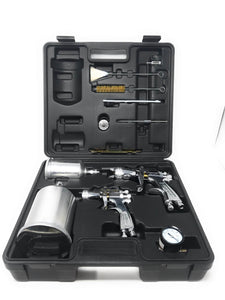 BINKS 9I-3170 SV50 HVLP GRAVITY SPRAY GUN COMBO SET