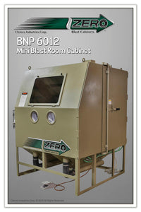 Clemco Mini BNP 6012 & 7212 Pressure Blast Cabinets BNP-6012P-900 RPH-2 - 230V