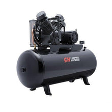 Load image into Gallery viewer, Campbell Hausfeld 120 Gallon 2 Stage - 3 Phase Horizontal Compressor - 10 HP