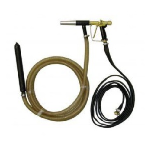 Clemco Sandblast Power Gun w/ 30-ft Air & Material hose (NO HOPPER & CART)