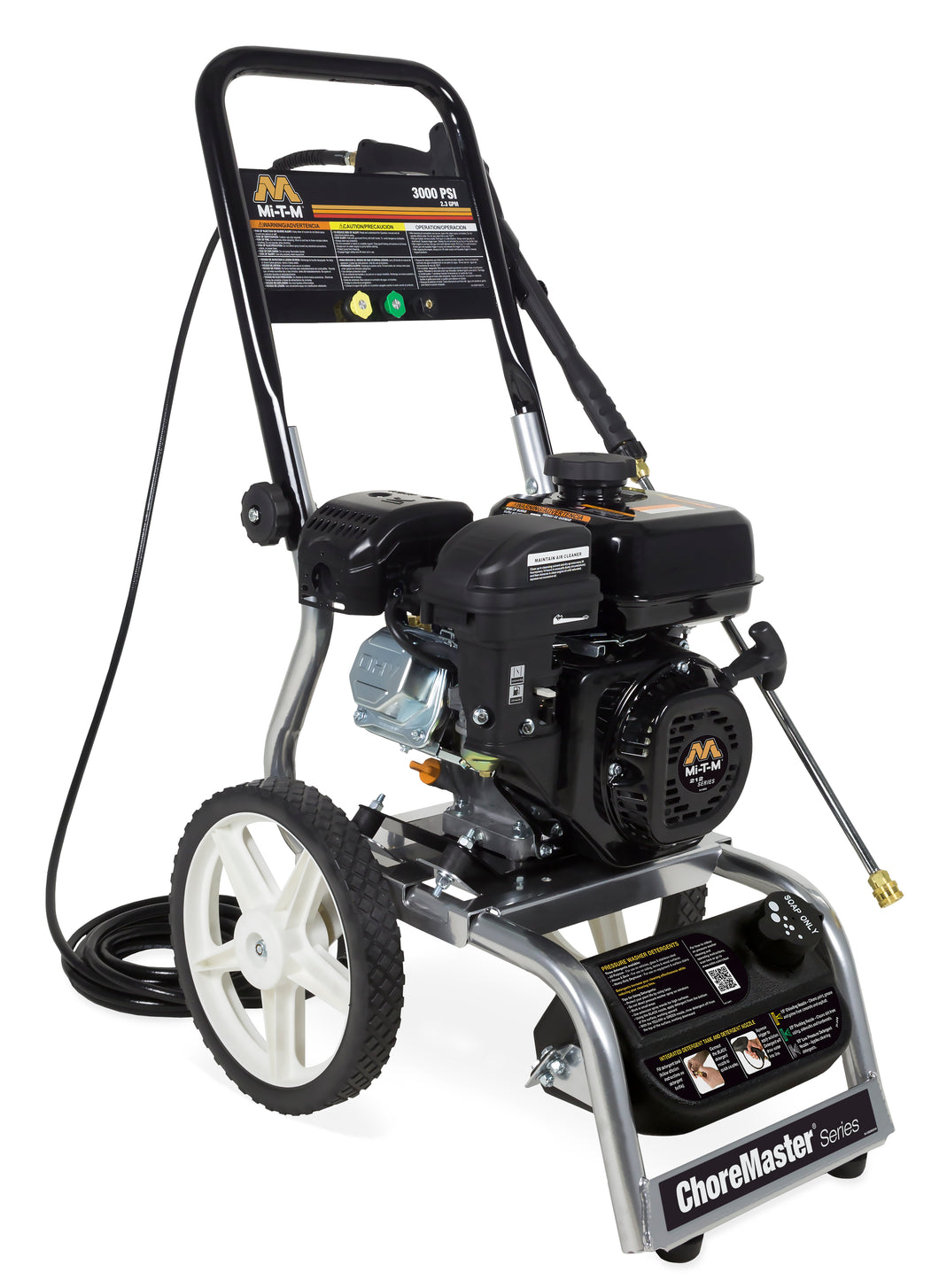 Mi-T-M ChoreMaster® (CM) Gasoline Series - 3000 PSI @ 2.3 GPM - Mi-T-M - Axial Pump - Direct Drive, Pressure Washer