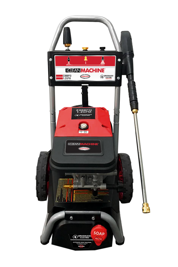 2300 PSI @ 1.2 GPM  Cold Water Direct Drive Gas Pressure Washer Trailer by SIMPSON