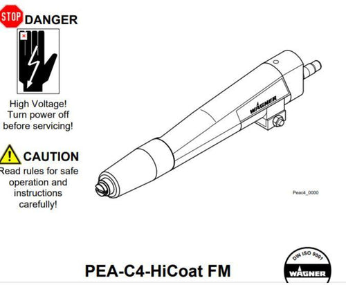 Wagner PEA-C4 Automatic Powder Spray Gun FM