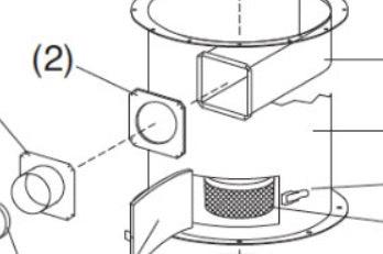 Clemco 11759 Gasket, Inlet Adaptor, 900 CFM