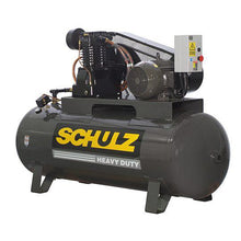 Load image into Gallery viewer, Schulz of America  10120HL40X-3 175 PSI @ 40 CFM 208-230V Two Stage Heavy Duty L Series Basic Horizontal  Air Compressor