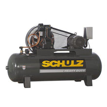 Load image into Gallery viewer, Schulz of America  10120HL40X-3 175 PSI @ 40 CFM 208-230V Two Stage Heavy Duty L Series Basic Horizontal  Air Compressor