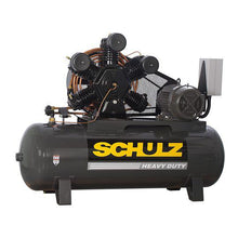 Load image into Gallery viewer, Schulz of America 20120HWV80X-3 Heavy Duty W &amp; V-Series 175 PSI 2-Stage Basic Horizontal Air Compressor