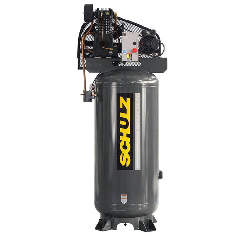 Schulz of America 175 PSI @ 20 CFM 208-230V Two Stage Heavy Duty L Series Basic Vertical Air Compressor