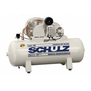 SCHULZ  360HV15-1 120 PSI Two-Stage Oil-Less Horizontal Air Compressor