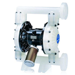 Graco Husky 1590 - 100 GPM - Polypropylene (1-1/2" NPT) Standard Pump, Aluminum Center Section, Buna-N Seats, PTFE Balls & PTFE Diaphragm