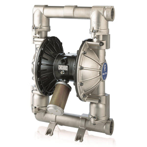 Graco Husky 1590 - 100 GPM -  S/S (1-1/2" NPT) Remote Pump, Aluminum Center Section, S/S Seats, PTFE Balls & PTFE Diaphragm