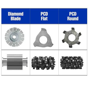 Graco Drum Style Diamond & PCD Cutters for the Pro & HP Series GrindLazer DC89, DC1013 & DC1021