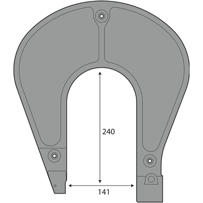 Dent Fix Equipment - Large Arm for 10T (140x260)