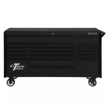 Load image into Gallery viewer, Extreme Tools® DX Series 72&quot;W x 21&quot;D 17 Drawer Triple Bank Roller Cabinets 100 lbs Slides