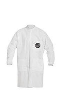Load image into Gallery viewer, DuPont™ ProShield® 10 Labcoat - Knit Collar and Cuff - Frontsnap Closure - Serged Seams - White - 2X - 30/Pack