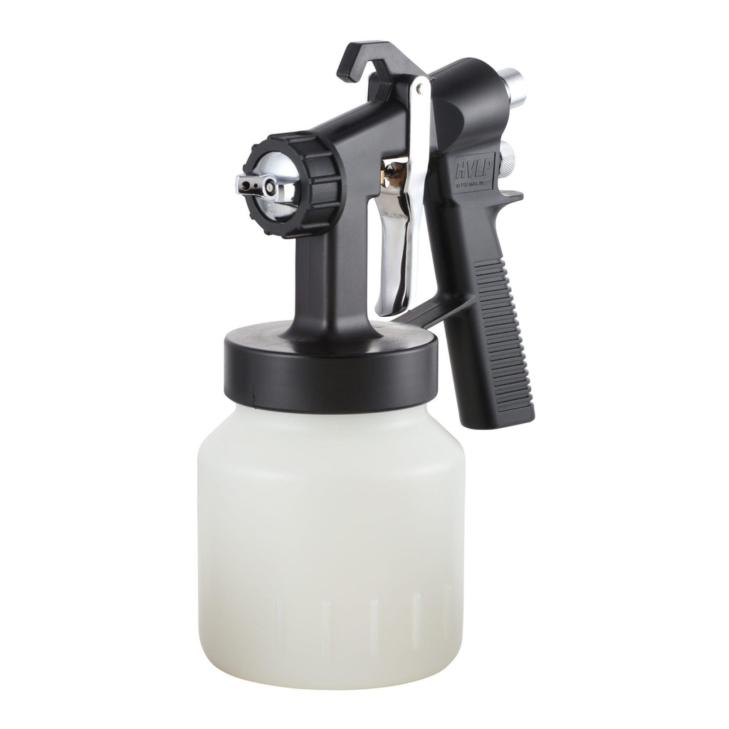 Apollo ECO 1qt. Bottom Bleeder Type Composite Gravity Spray Gun - Black