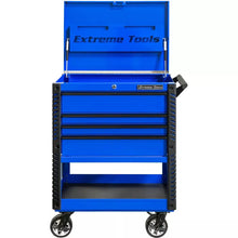 Load image into Gallery viewer, Extreme Tools® EX Series 33&quot; 4 Drawer Deluxe Tool Cart w/ Bumpers