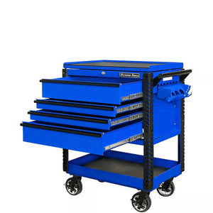 Extreme Tools® EX Series 33" 4 Drawer Deluxe Tool Cart w/ Bumpers