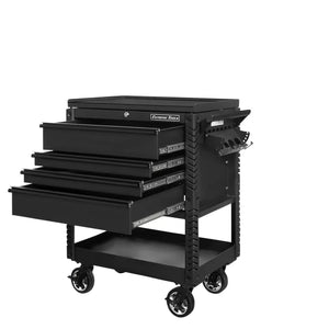 Extreme Tools® EX Series 33" 4 Drawer Deluxe Tool Cart w/ Bumpers