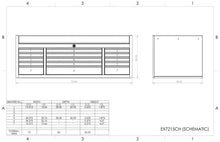 Load image into Gallery viewer, Extreme Tools® EX Series 72&quot;W x 30&quot;D 15 Drawer Professional Triple Bank Top Chests