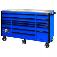 Load image into Gallery viewer, Extreme Tools® EXQ Series 72&quot;W x 30&quot;D 17 Drawer Professional Triple Bank Roller Cabinets