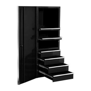 Extreme Tools® EXQ Series 24"W x 30"D 4 Drawer and 3 Shelf Professional Side Cabinets