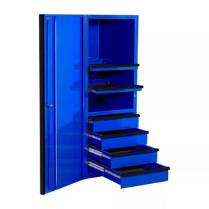 Extreme Tools® EXQ Series 24"W x 30"D 4 Drawer and 3 Shelf Professional Side Cabinets