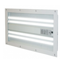 Load image into Gallery viewer, 4 Tube Fixture with Laminated Glass for Blast Booths ONLY (bulbs NOT included)