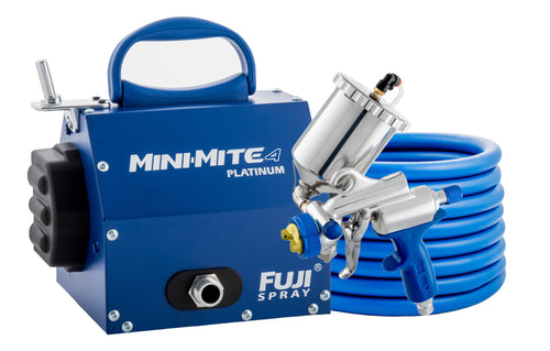 Fuji Mini-Mite 4 PLATINUM - GXPC Gravity Feed System w/ 400cc Aluminum Cup & 1.4 mm Air Cap