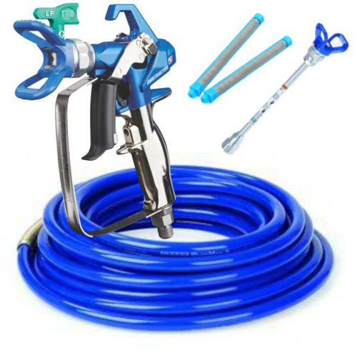 Graco Contractor PC Gun & Hose Kit with RAC X FFLP 210, 25ft Hose, & Extension